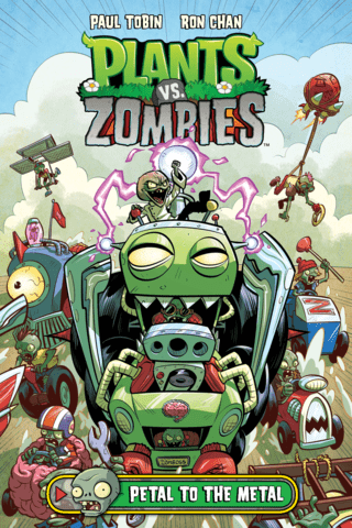 Imagen de apoyo de Plants vs Zombies Volume 5: Petal to the Metal