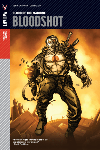 Imagen de apoyo de  Valiant Masters: Bloodshot Vol 1   Blood of the Machine