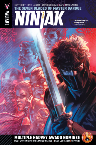 Imagen de apoyo de  Ninjak Vol 6: The Seven Blades of Master Darque