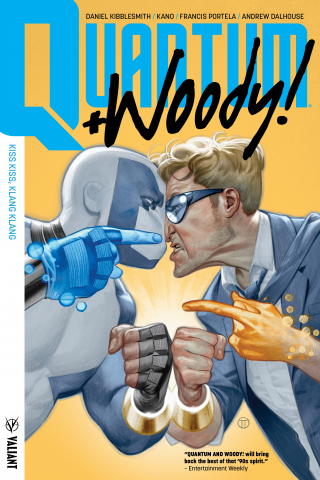 Imagen de apoyo de Quantum and Woody! (2017) Vol 1: Kiss Kiss, Klang Klang