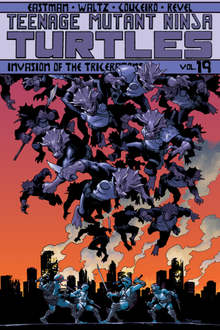 Imagen de apoyo de  Teenage Mutant Ninja Turtles Vol #19 Invasion of the Triceratons