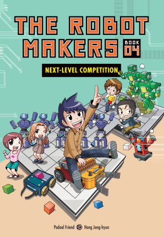 Imagen de apoyo de Next Level Competition: Book 4 (The Robot Makers)