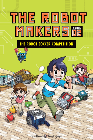 Imagen de apoyo de The Robot Soccer Competition: Book 2 (The Robot Makers)