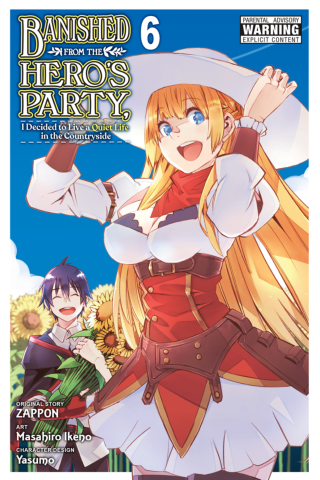 Imagen de apoyo de Banished from the Hero's Party, I Decided to Live a Quiet Life in the Countryside, Vol 6 (manga)