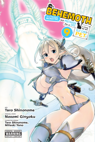 Imagen de apoyo de  I'm a Behemoth, an S Ranked Monster, but Mistaken for a Cat, I Live as an Elf Girl's Pet, Vol 9 (manga)