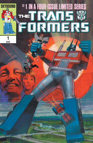Imagen de apoyo de Transformers #1 40th Anniversary Edition