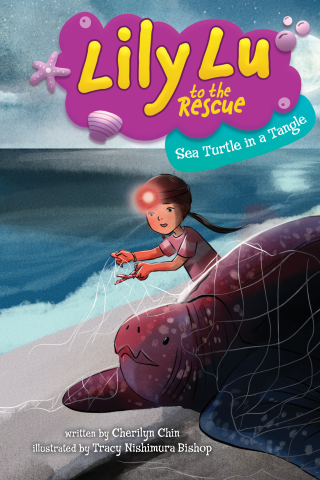Imagen de apoyo de  Lily Lu to the Rescue   Sea Turtle in a Tangle