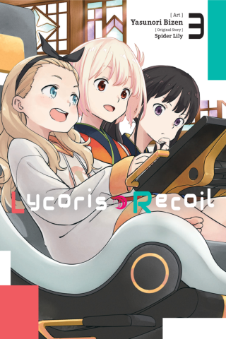 Imagen de apoyo de  Lycoris Recoil, Vol 3 (manga)