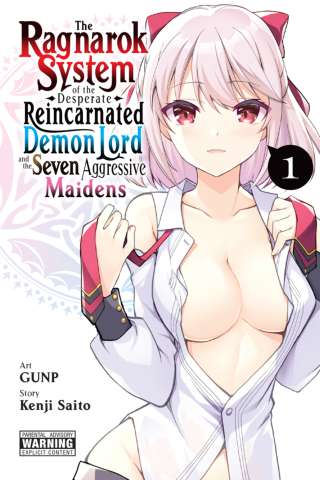 Imagen de apoyo de  The Ragnarok System of the Desperate Reincarnated Demon Lord and the Seven Aggressive Maidens, Vol 1