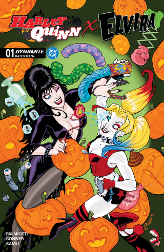 Imagen de apoyo de  Harley Quinn X Elvira #1