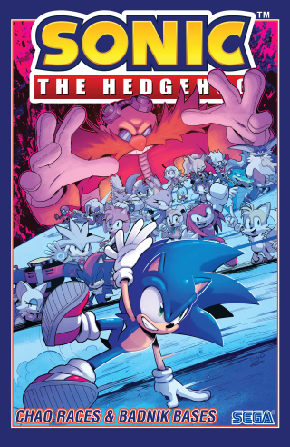 Imagen de apoyo de Sonic the Hedgehog, Vol 9: Chao Races & Badnik Bases