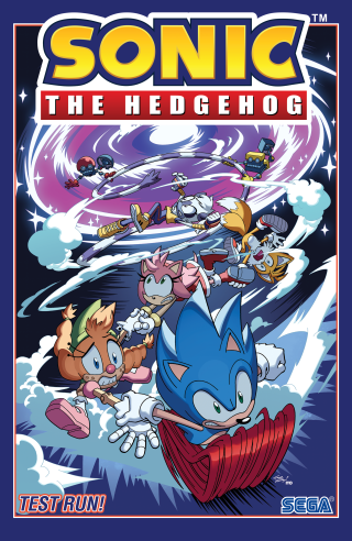 Imagen de apoyo de  Sonic the Hedgehog, Vol 10: Test Run!