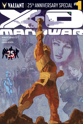 Imagen de apoyo de  X O Manowar: Valiant 25th Anniversary Special #1