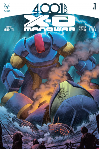Imagen de apoyo de 4001 AD: X O Manowar #1