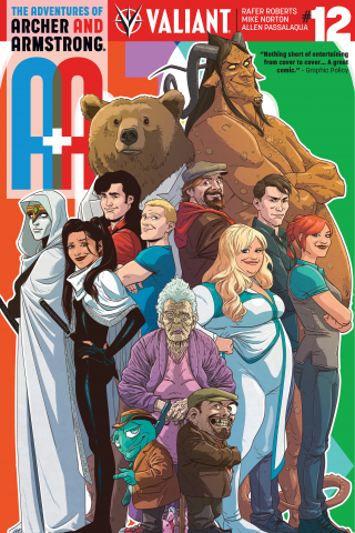 Imagen de apoyo de  A&A: The Adventures of Archer & Armstrong (2016) #12