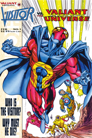 Imagen de apoyo de  The Visitor Vs the Valiant Universe (1995) #1