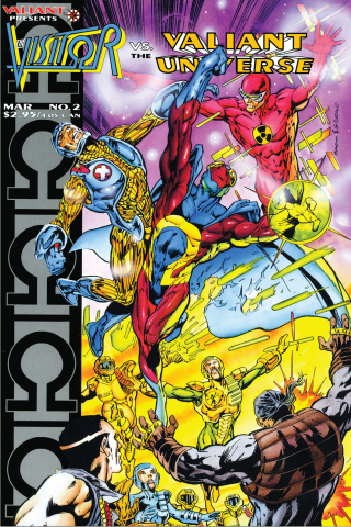 Imagen de apoyo de  The Visitor Vs the Valiant Universe (1995) #2